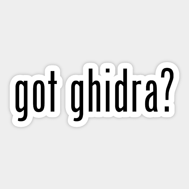 Got Ghidra? Sticker by DFIR Diva